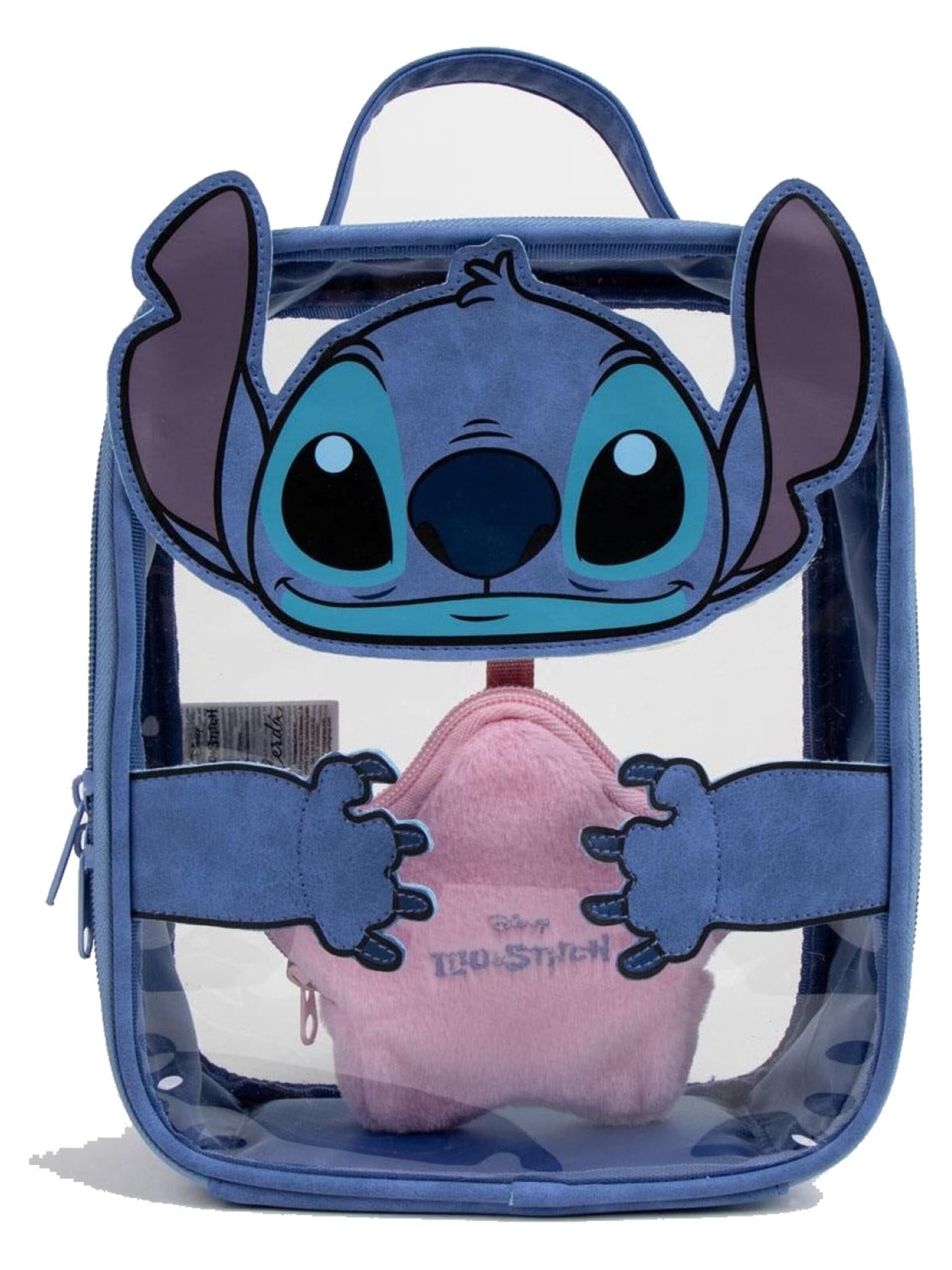 Disney Lilo & Stitch Toiletry Bag 'Disney Stitch' in Grey: front