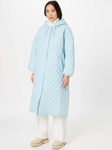 AMERICAN VINTAGE Ανοιξιάτικο και φθινοπωρινό παλτό 'JUMBOW' σε μπλε: μπροστά