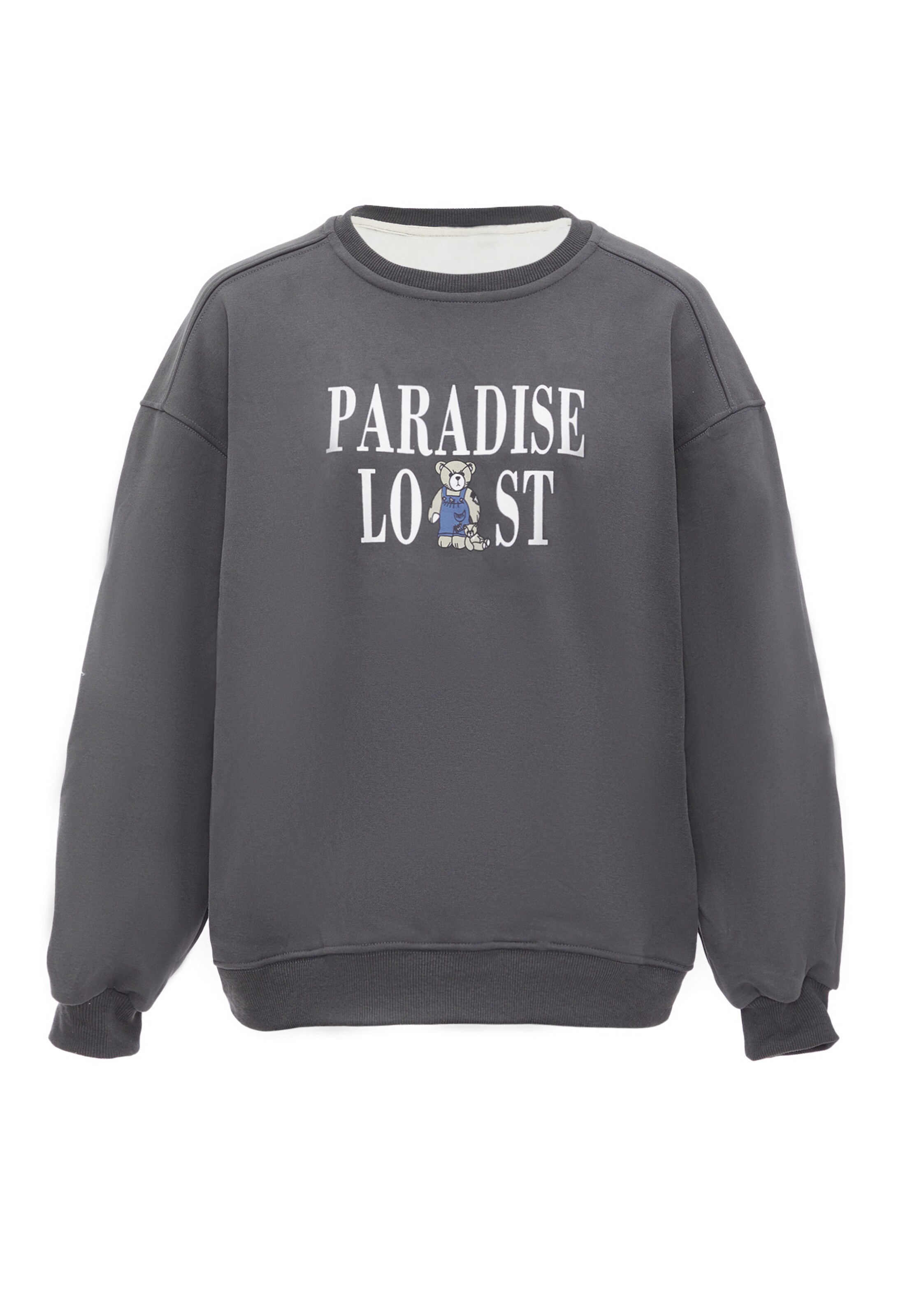 HOMEBASE Μπλούζα φούτερ σε μαύρο: μπροστά