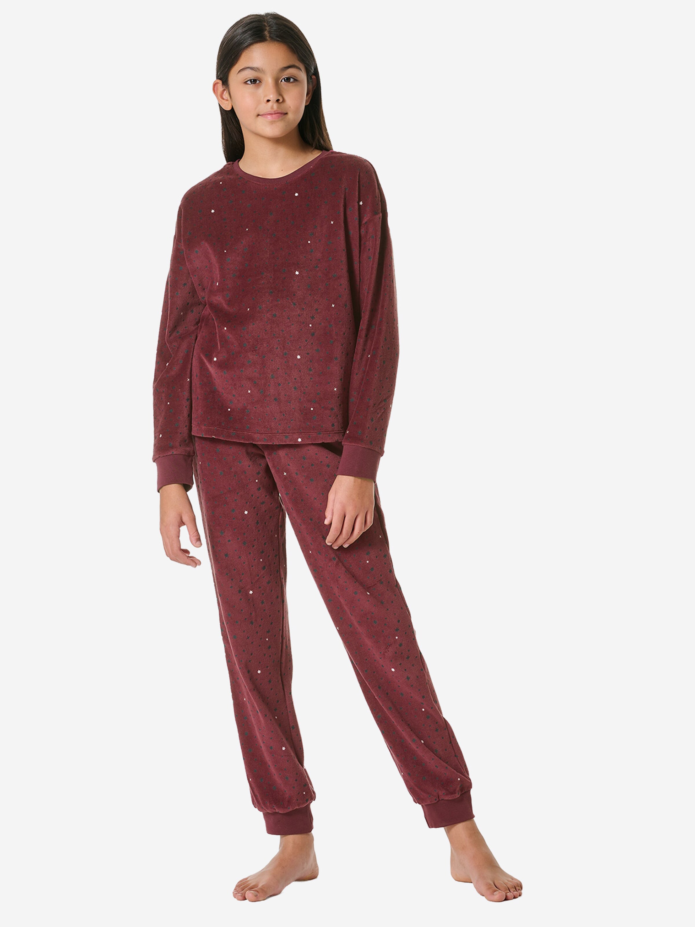 Pyjama ' Teens Nightwear ' SCHIESSER en rouge : devant