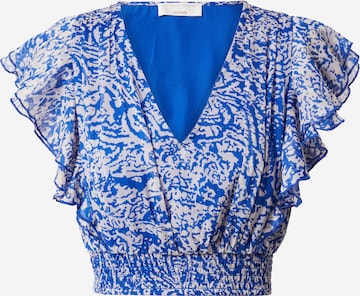 Guido Maria Kretschmer Women - Camiseta 'Elin' en azul: frente