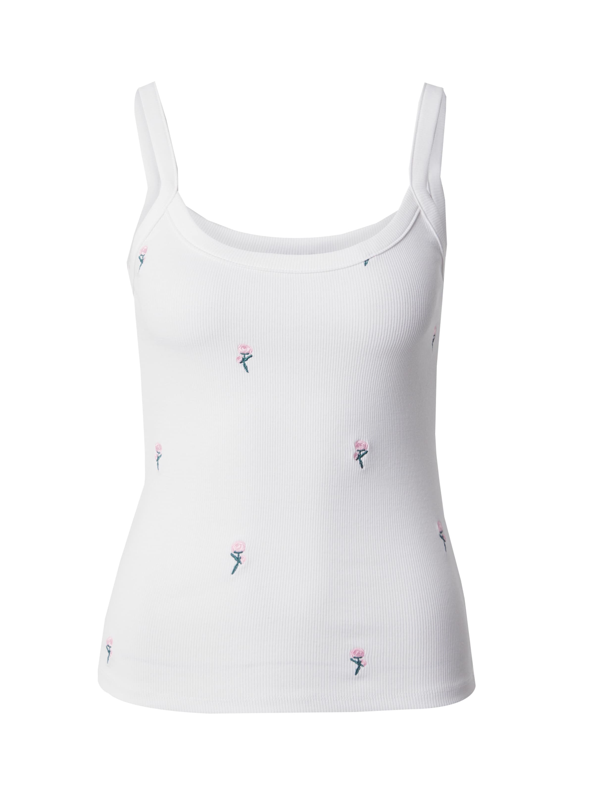 PIECES Топ 'PCMay' в Белый: спереди