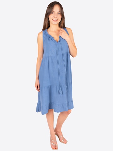 Seasons of April Summer dress ' BUKI ' in Blue