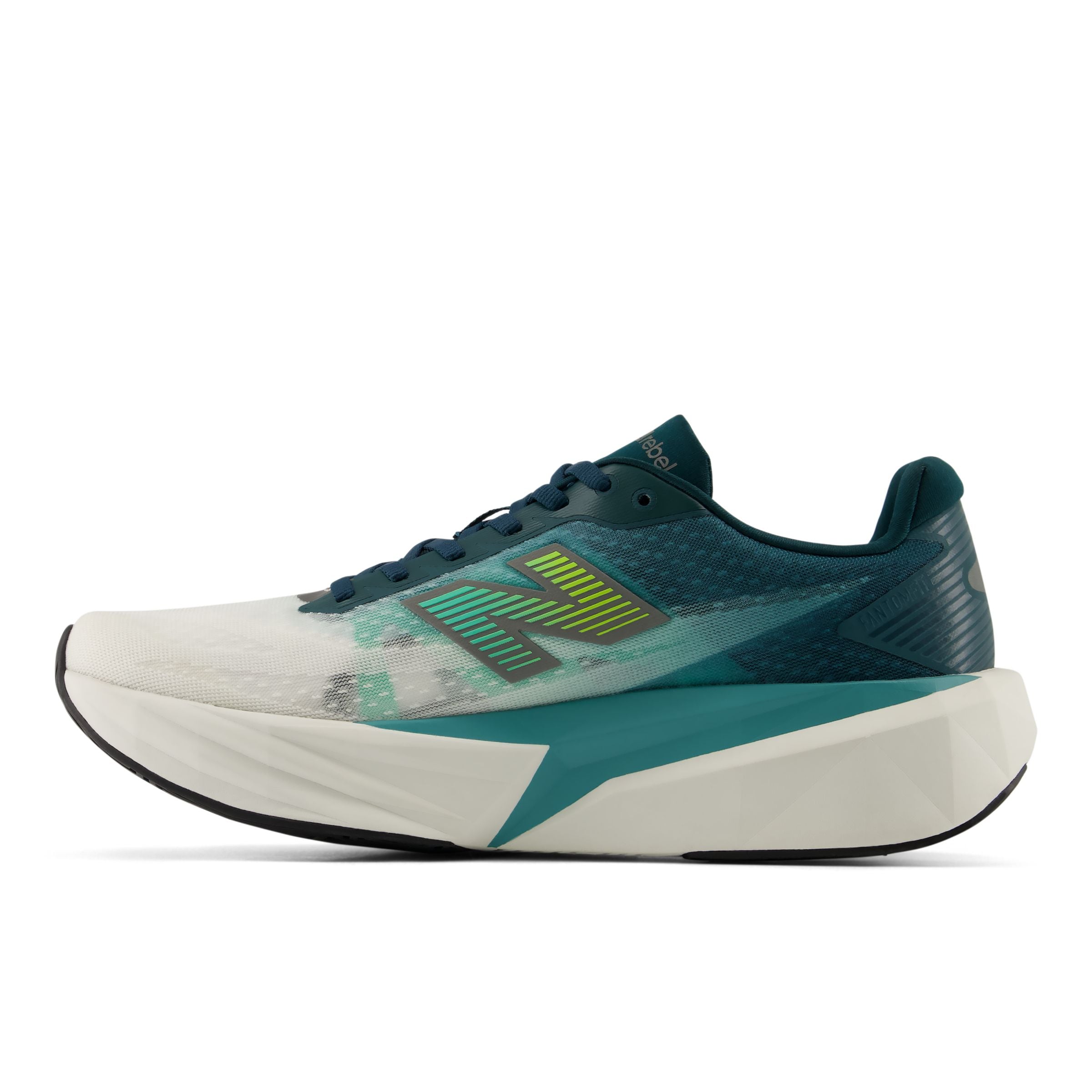 Chaussure de course 'FuelCell Rebel v5' new balance en bleu : devant