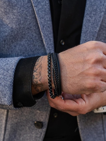 SERASAR Armband 'Hero' in Zwart