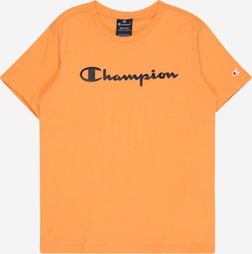 oranžinė Champion Authentic Athletic Apparel Marškinėliai: priekis