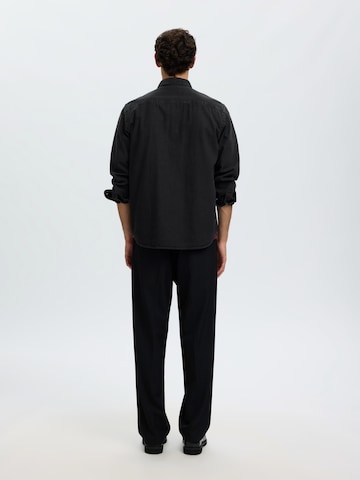 SELECTED Regular fit Риза 'SLHCARLO' в черно