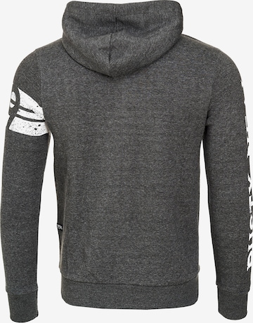 Rusty Neal Zip-Up Hoodie in Grey