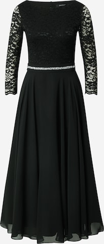 SWING Βραδινό φόρεμα σε μαύρο: μπροστά
