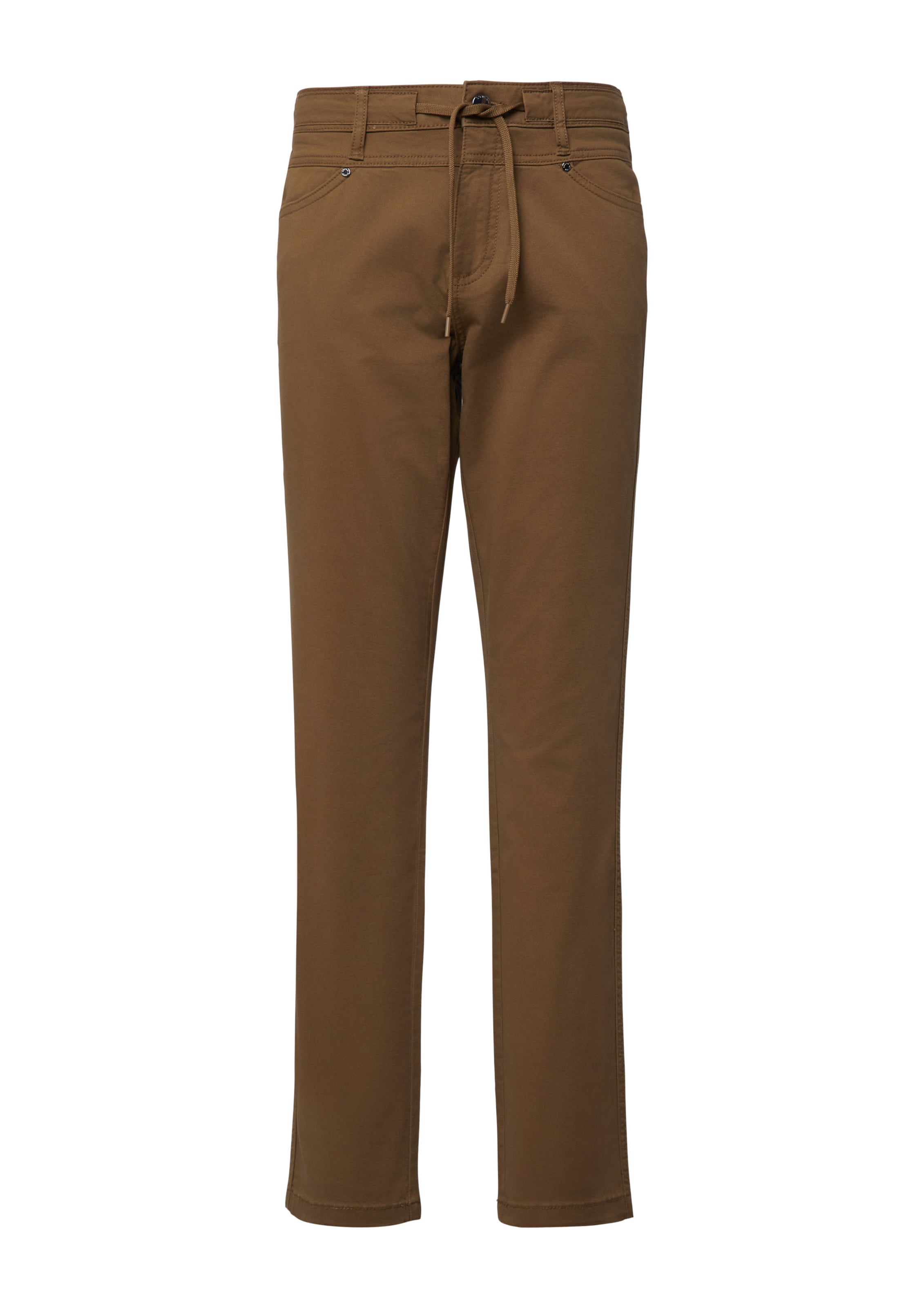s.Oliver Slimfit Hose in Braun: Vorderseite