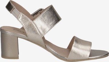 CAPRICE Sandalen met riem in Goud