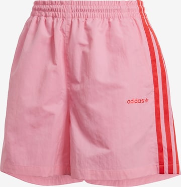ADIDAS ORIGINALS Regular Pants 'Island Club' in Pink: front