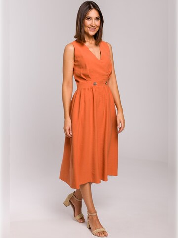 Stylove Jurk in Oranje: voorkant