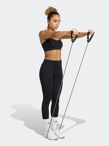 ADIDAS PERFORMANCE Бюстье Спортивный бюстгальтер в Черный: спереди