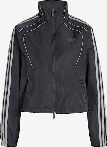 ADIDAS ORIGINALS - Chaqueta de entretiempo 'Teamgeist' en negro: frente
