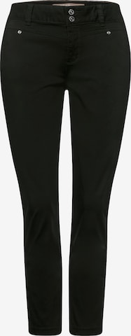 STREET ONE Slimfit Hose in Schwarz: predná strana