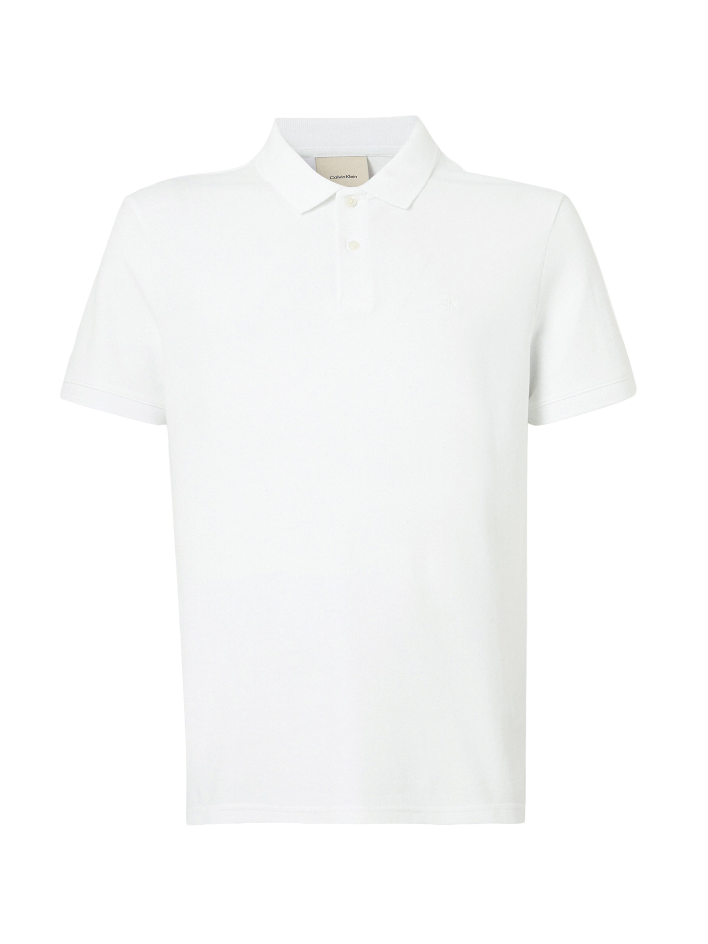 Calvin Klein Тениска в бяло: отпред