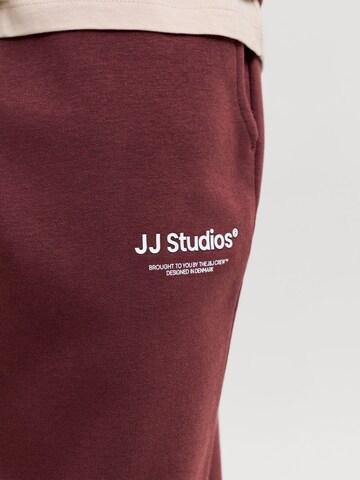 JACK & JONES Tapered Broek 'JPSTKane Soho' in Rood