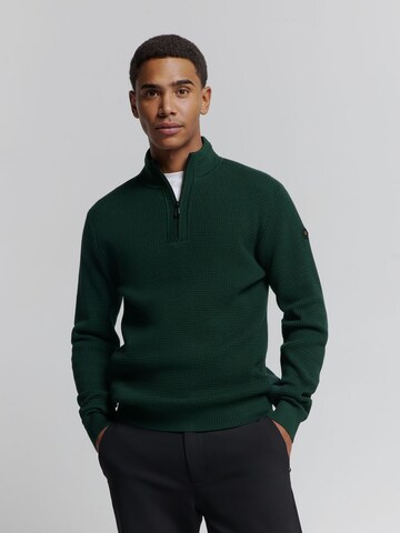 No Excess Sweater in Green: front