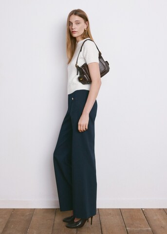 MANGO Regular Pants in Blue