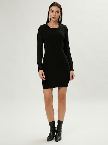 Influencer Knit dress in Black