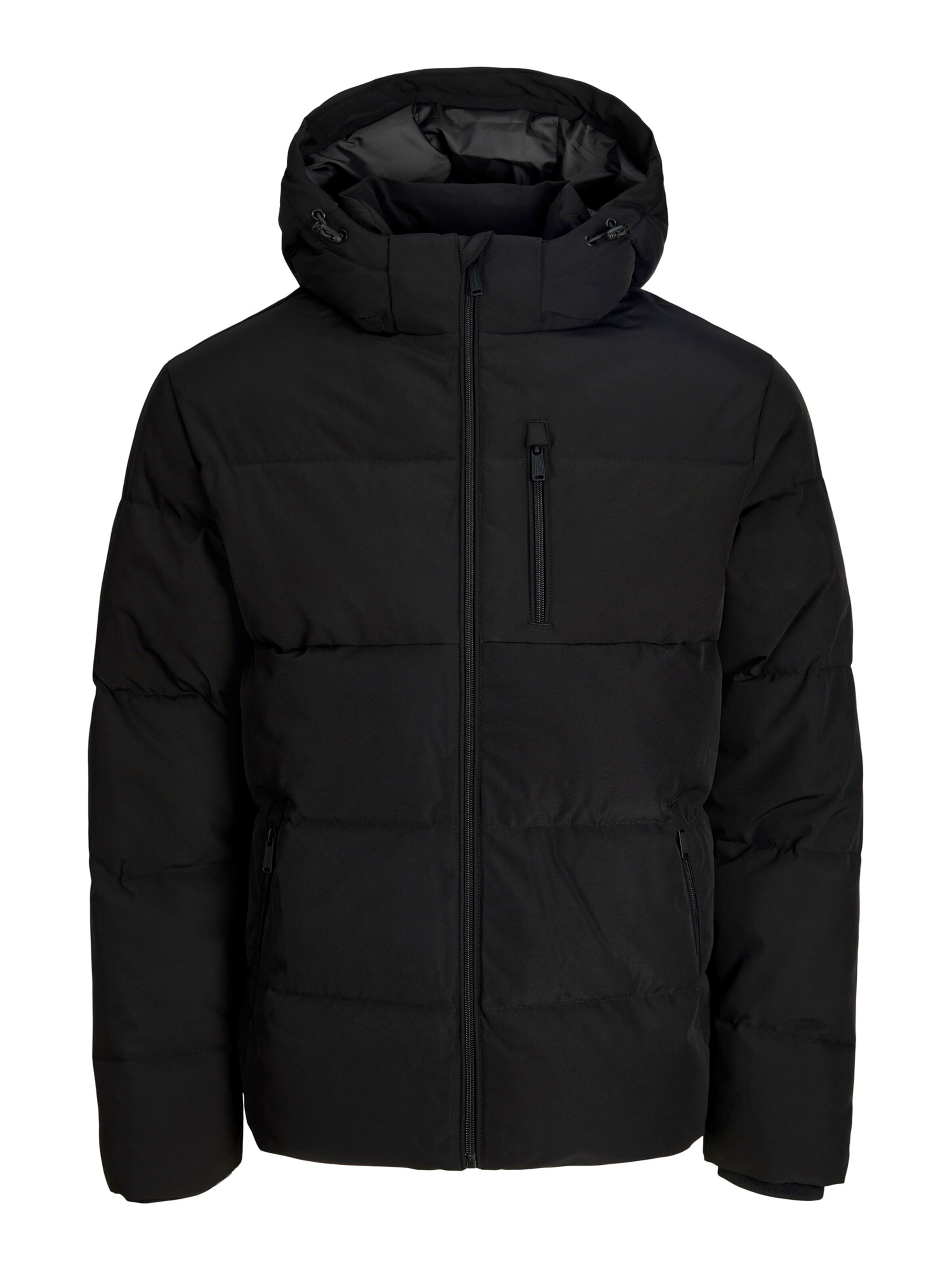 JACK & JONES Χειμερινό μπουφάν 'JJEBECKS' σε μαύρο: μπροστά