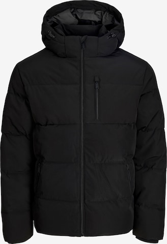 JACK & JONES Зимно яке 'JJEBECKS' в черно: отпред