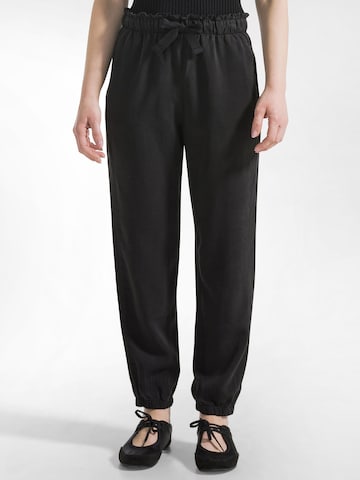 DEHA Tapered Sports trousers in Black: front