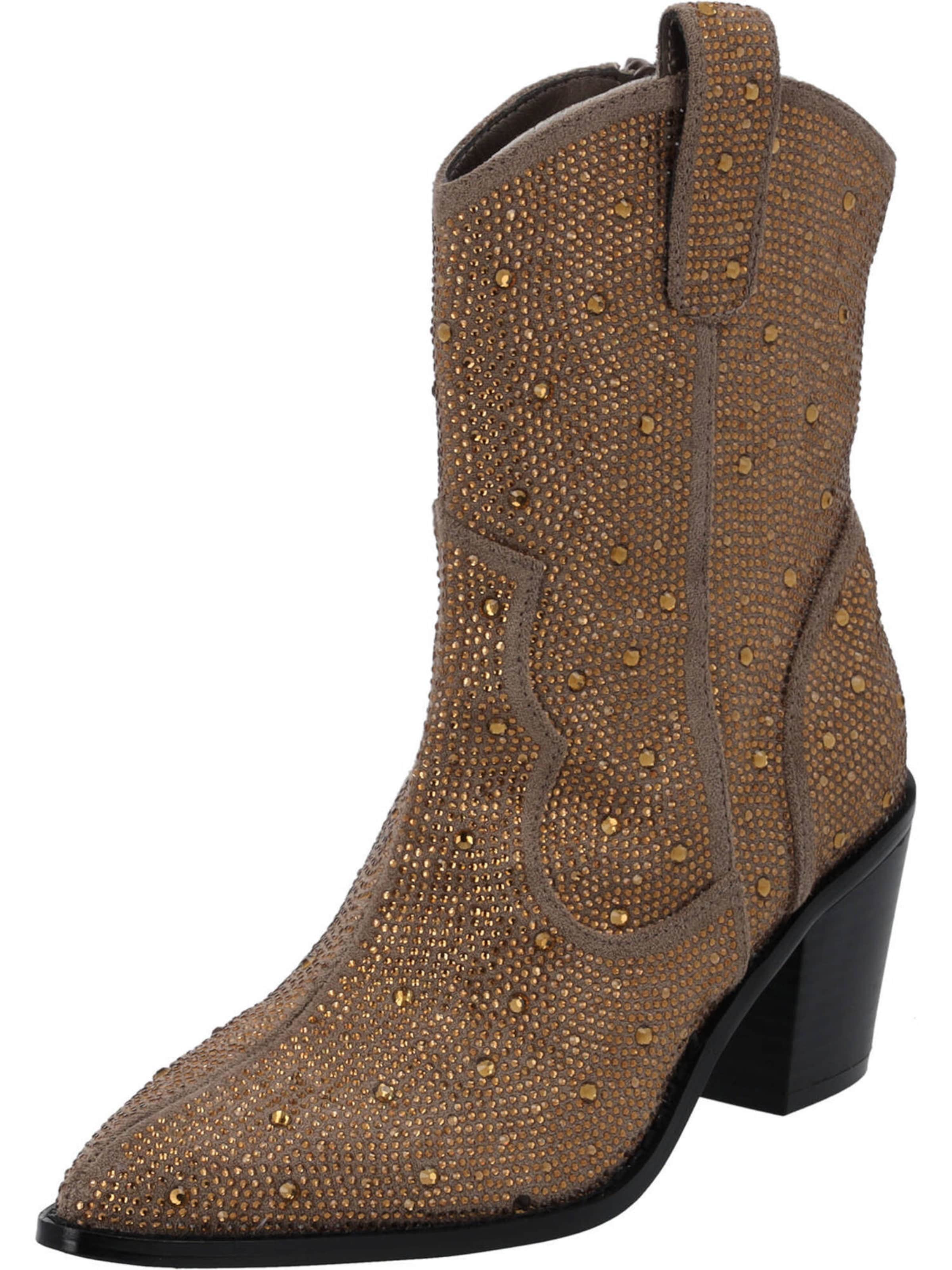 LA STRADA Cowboystiefel '2303493-2225' in Beige: Vorderseite