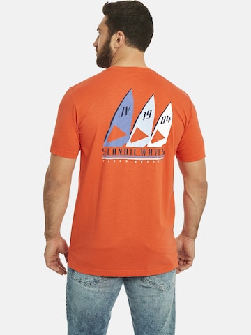 T-Shirt ' Garmann ' Jan Vanderstorm en orange