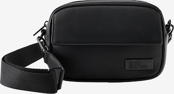 Sac à bandoulière Pull&Bear en noir : devant