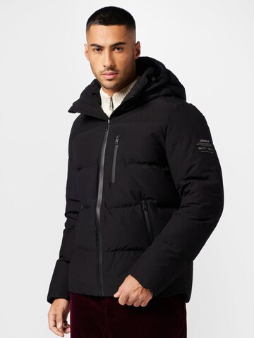 Veste d’hiver 'Bazon' ECOALF en noir : devant