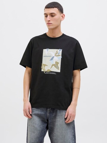 JACK & JONES Shirt 'JORALMERIA' in Black