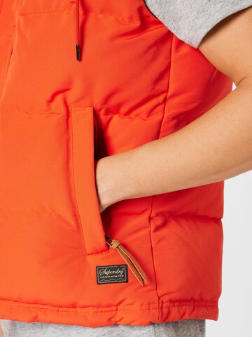 Superdry Weste 'Everest' in Orange