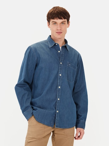 CAMEL ACTIVE Regular fit Button Up Shirt in Blue: front
