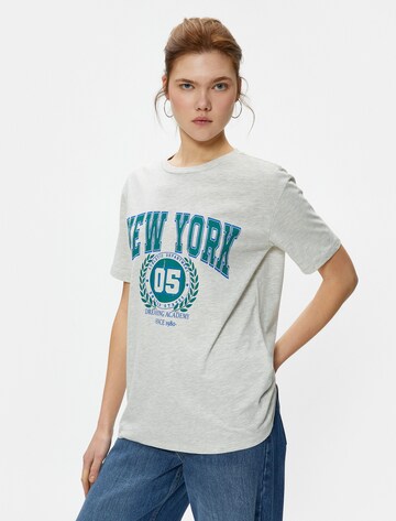 Koton Shirt in Grijs: voorkant