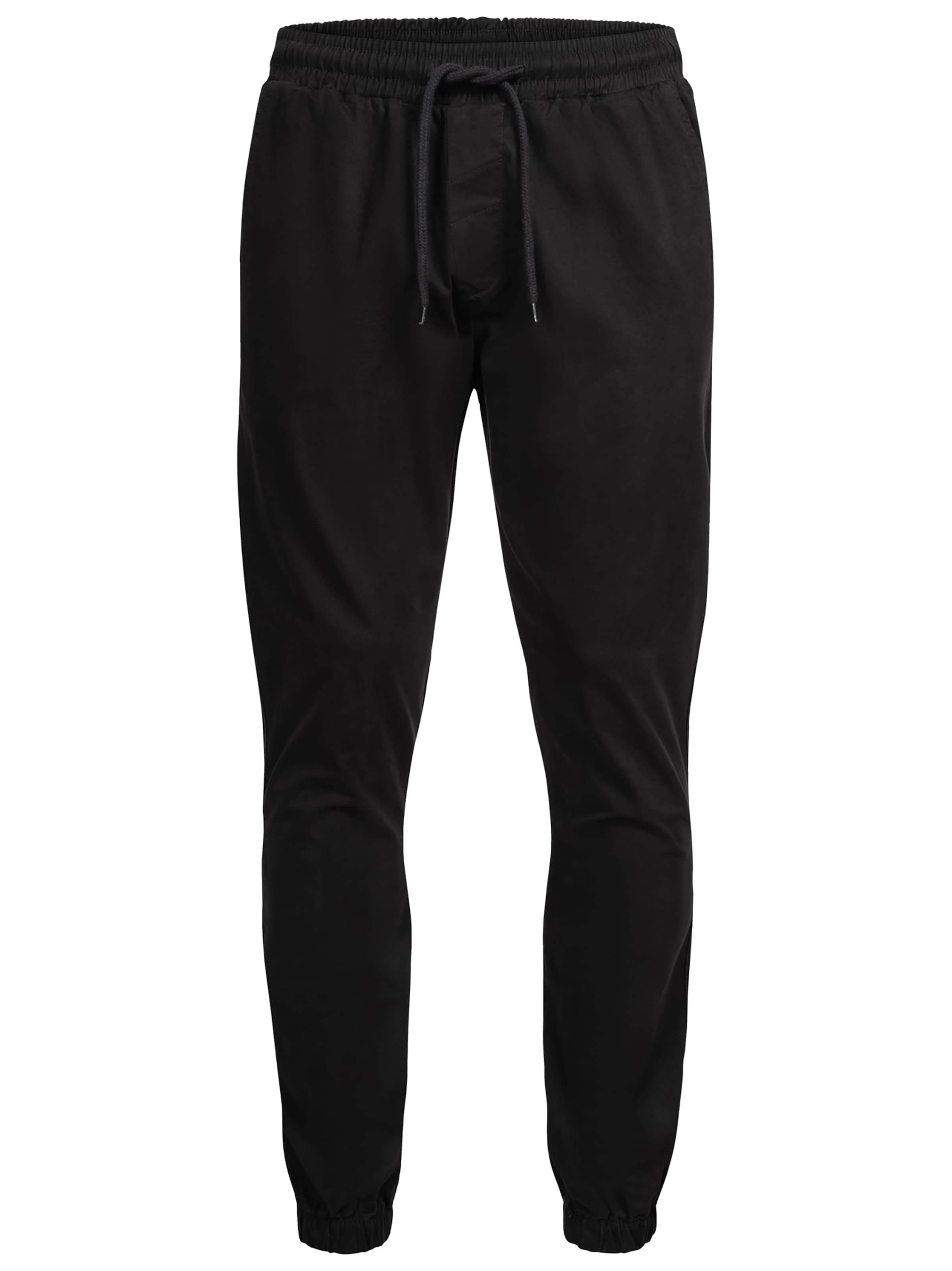 Alessandro Salvarini Tapered Hose in Schwarz: Vorderseite