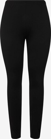 Skinny Leggings di Ulla Popken in nero: frontale