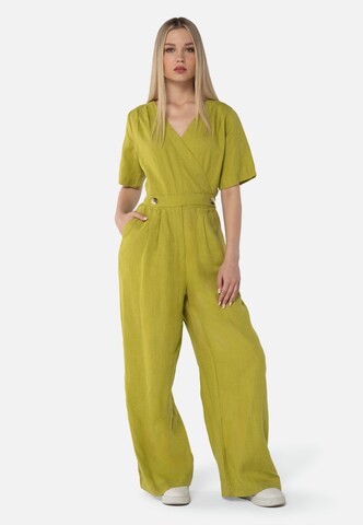 FRESHLIONS Jumpsuit 'Kira' in Grün