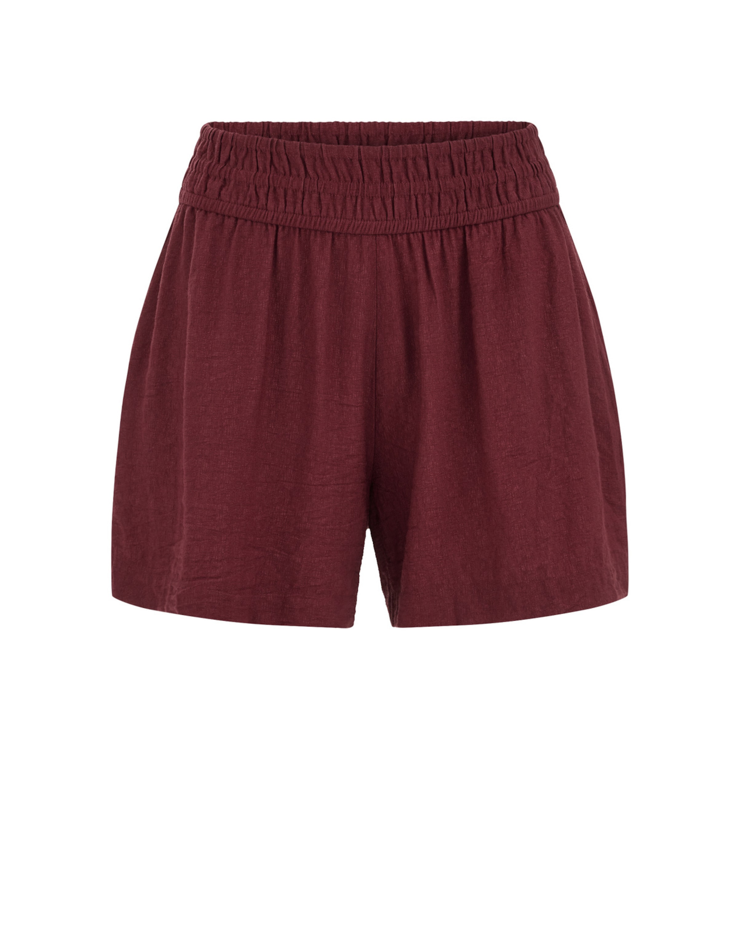 WE Fashion Loosefit Broek in Rood: voorkant