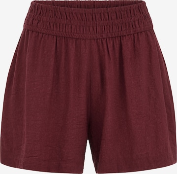 Largi Pantaloni de la WE Fashion pe roșu: față