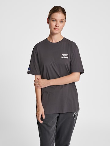 Hummel Sportshirt in Schwarz