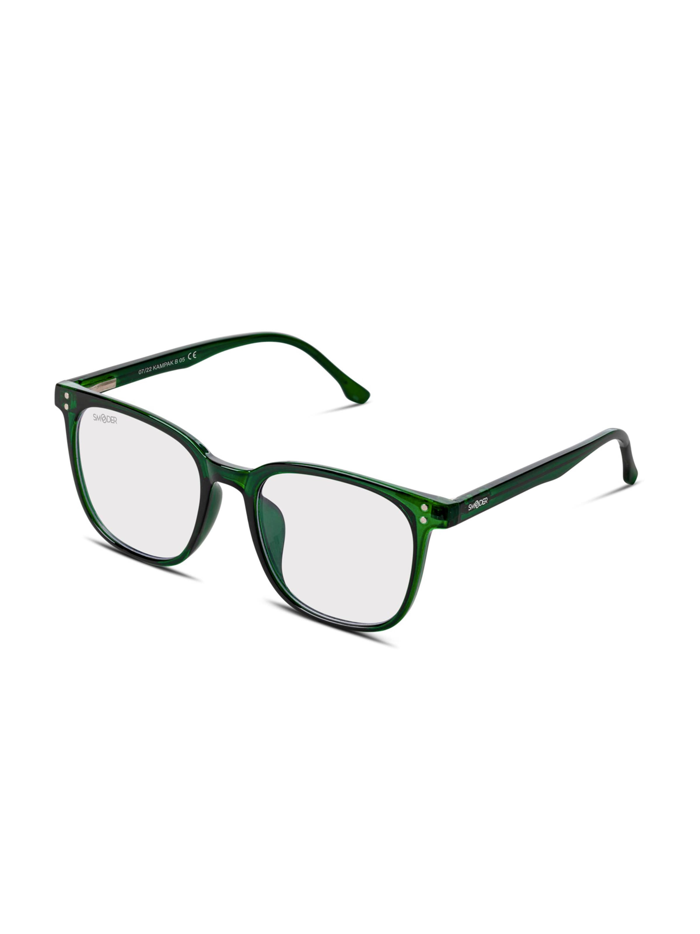 Smooder Brillen 'Kampak Blue Light'‌‌‌‌ in Grün: Vorderseite