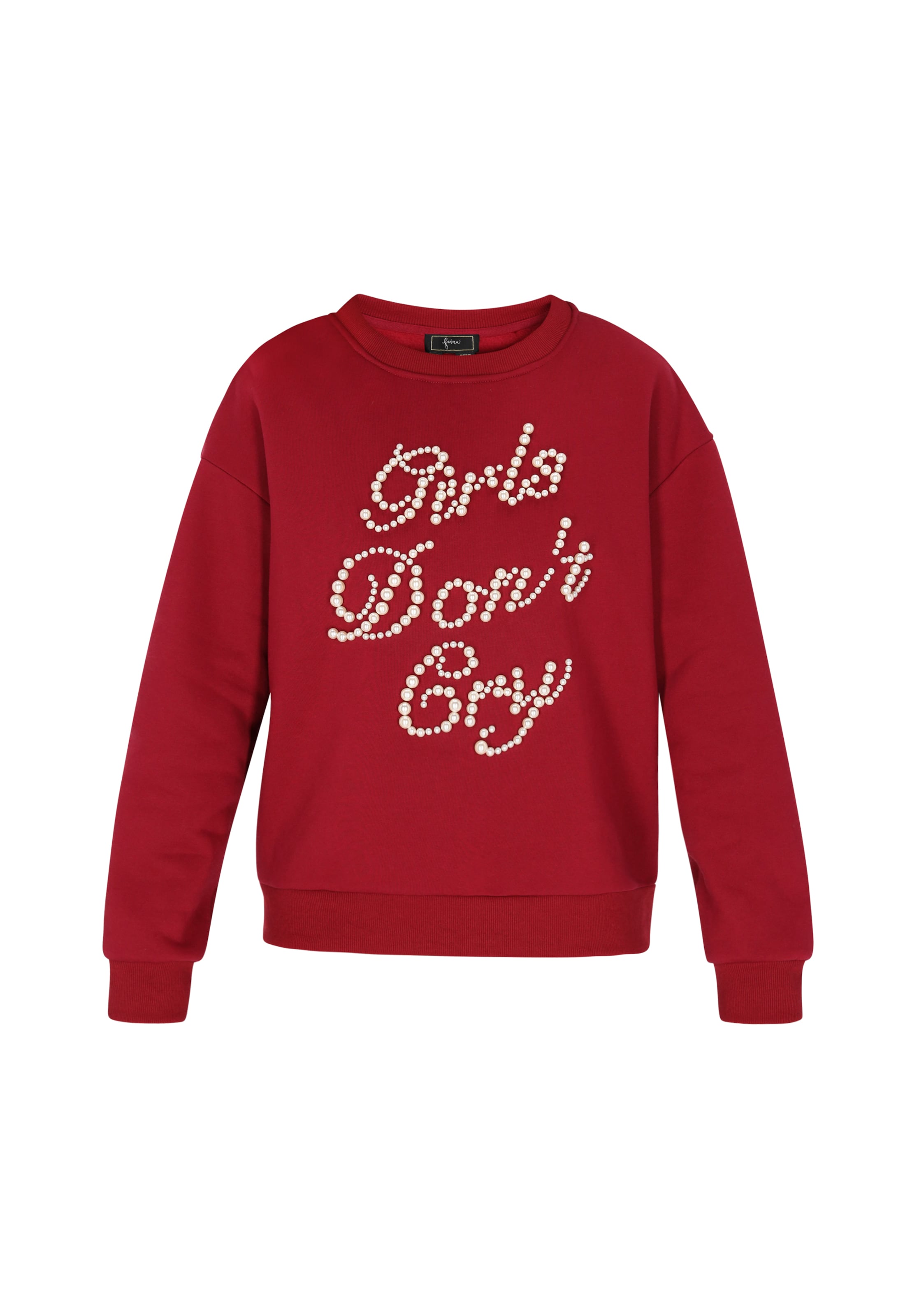 faina - Sweatshirt em vermelho: frente