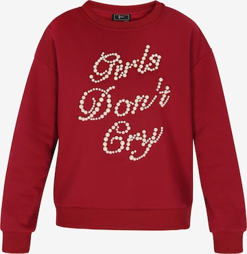 faina - Sudadera en rojo: frente