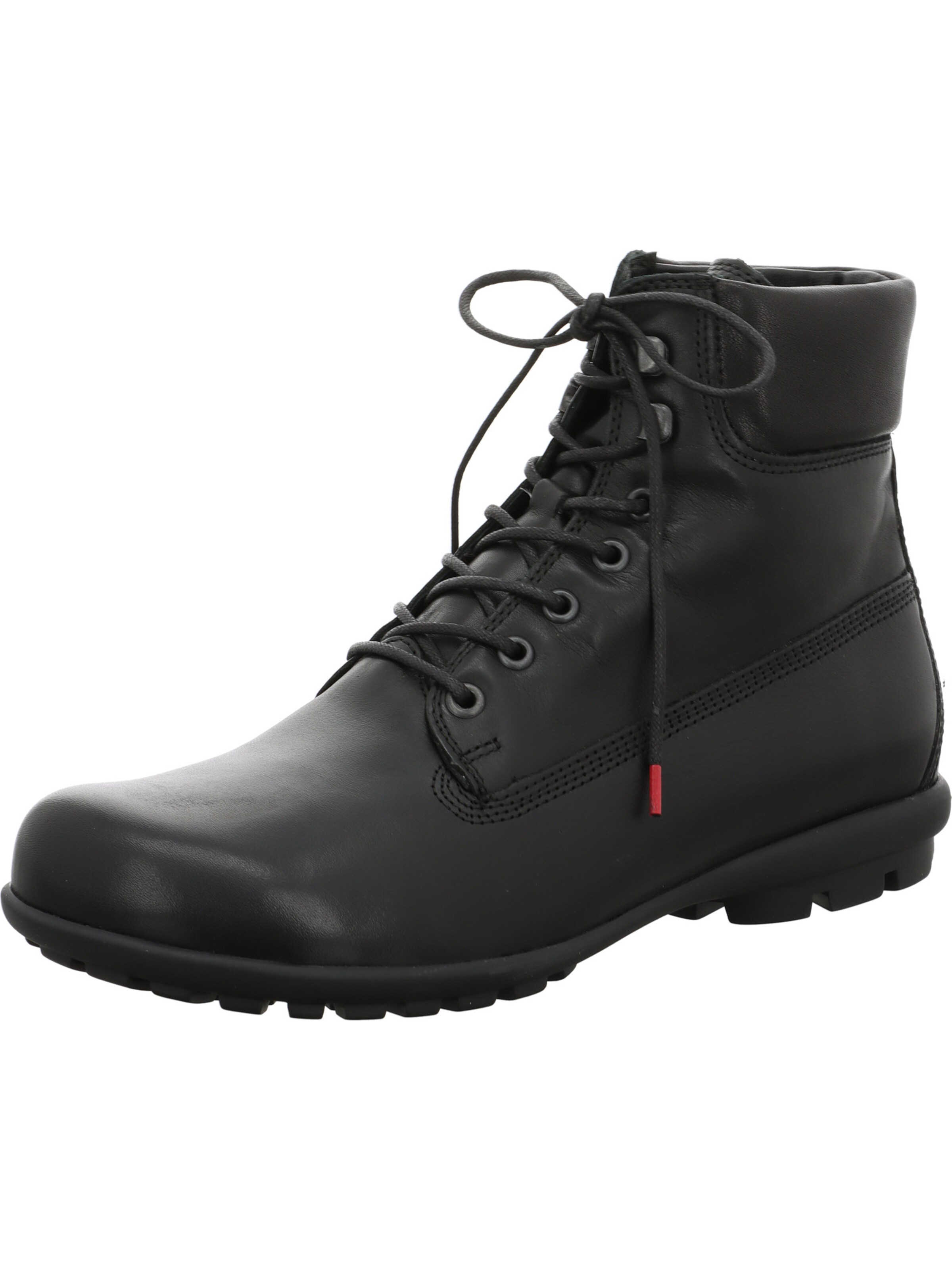 THINK! Lace-Up Boots 'Kong' in Black: front