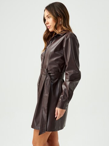 BWLDR Shirt Dress 'MARSEILLE' in Brown: back