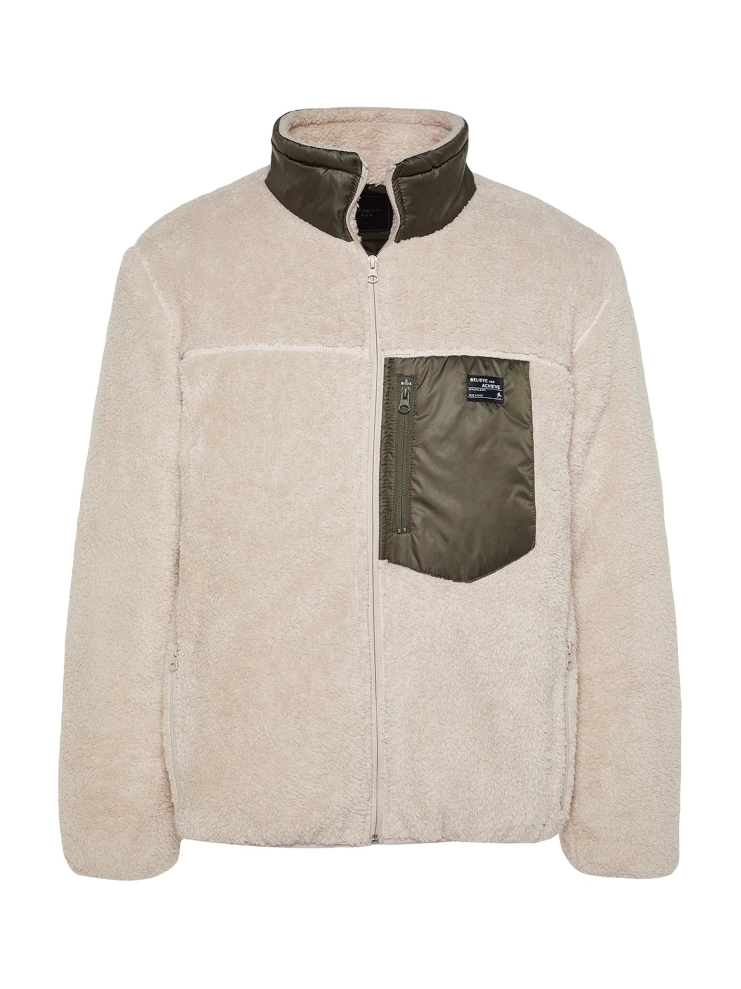 Trendyol Between-Season Jacket in Beige: front