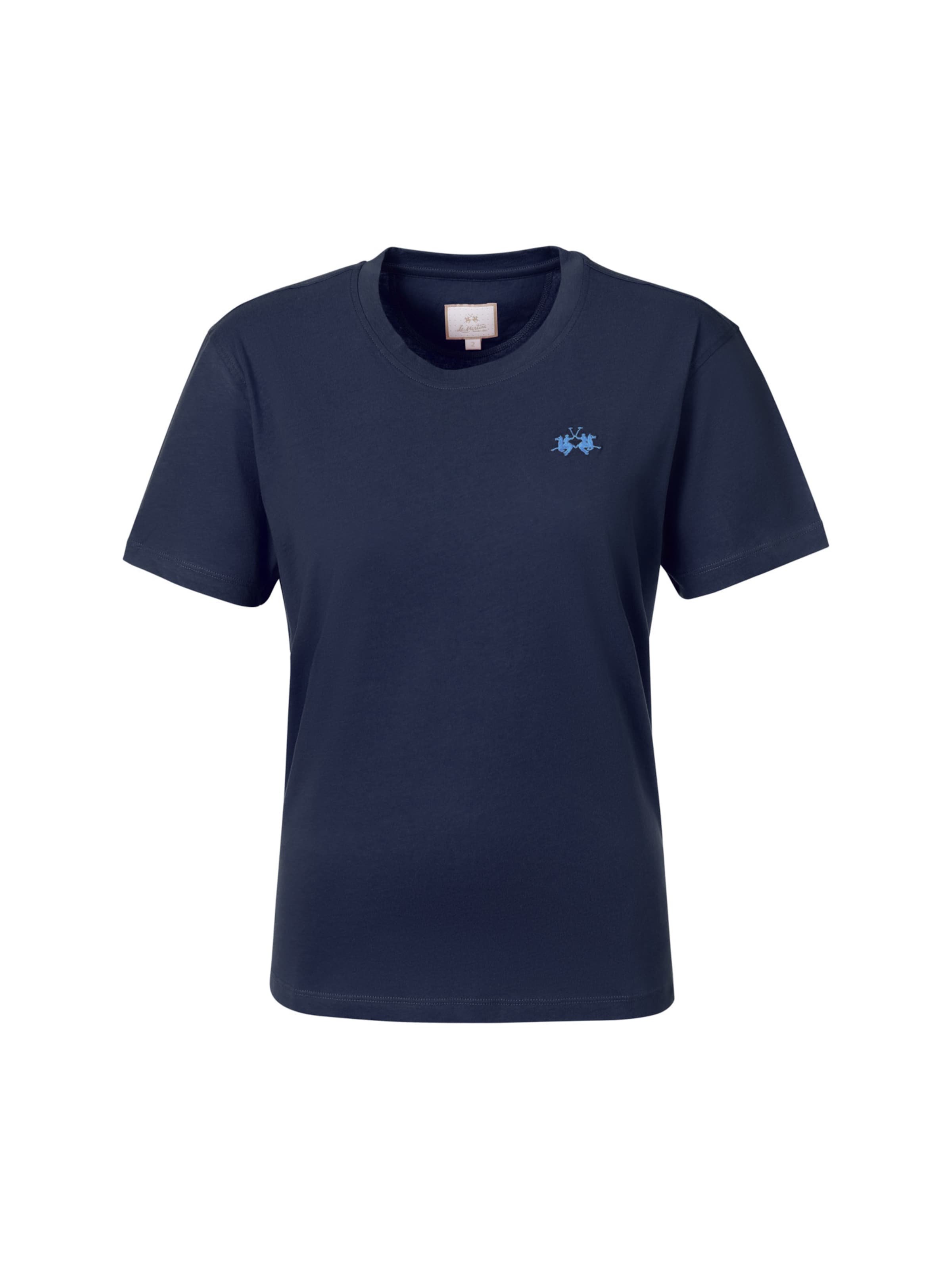 La Martina Performance Shirt in Blue: front