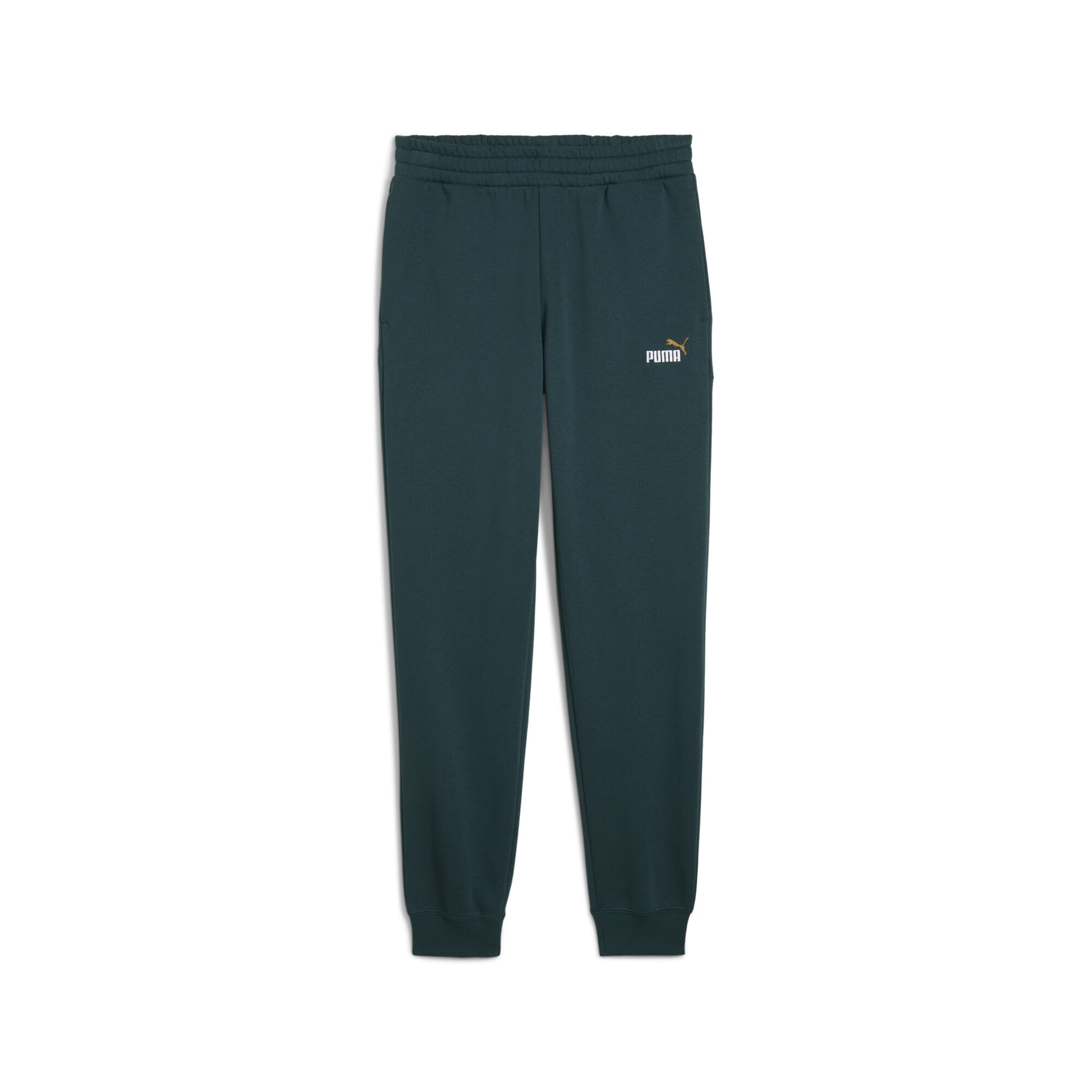 PUMA Sports trousers 'Essentials 2 No.1' in Green: front